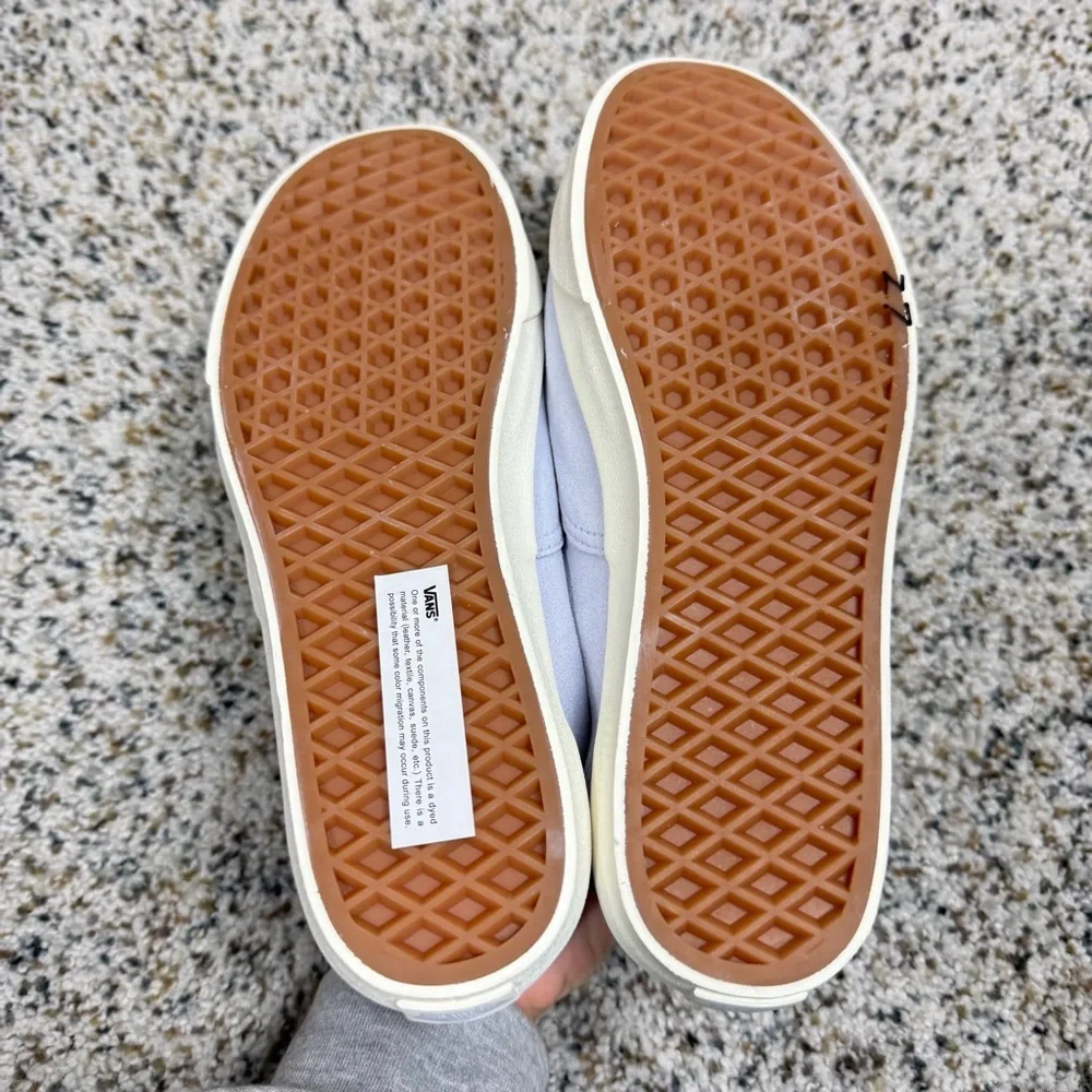 Vans Authentic Lowpro Shoes Fat Lace Lilac Lime Green Womens 7.5 Mens 6 Sneaker - Picture 5 of 7